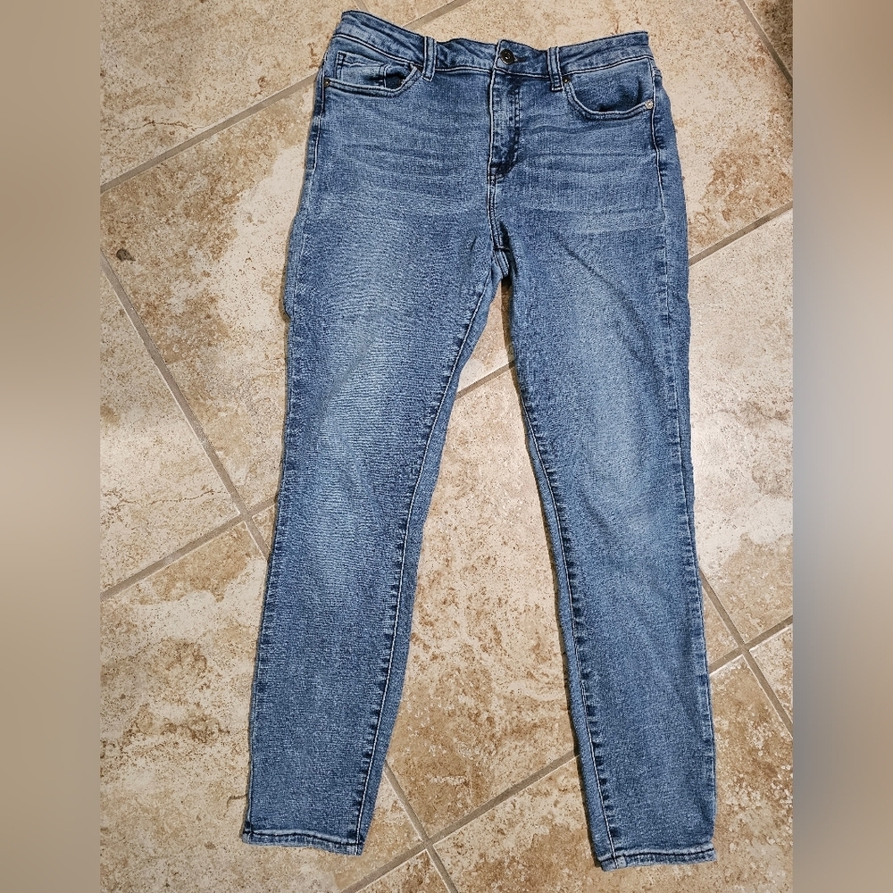 Pistola Size 29 Light Wash Skinny Jeans Stretch Denim Classic Mid Rise Retro Y2K - Picture 2 of 7